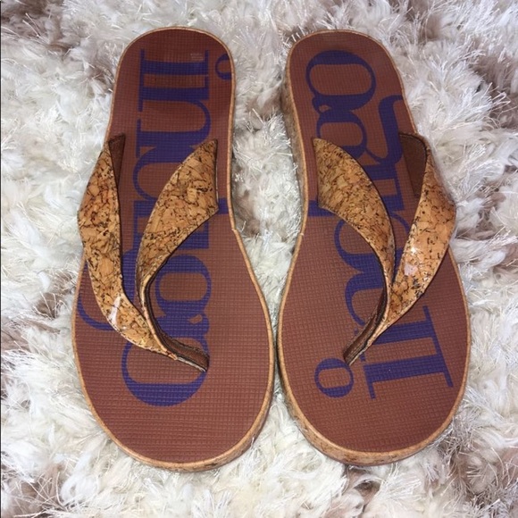 ☕️3️⃣for💲3️⃣0️⃣! Indigo Sandals! Sz 9! - Picture 1 of 4